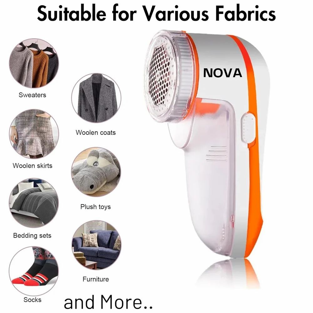 Nova Lint Remover for Clothes - Fabric Cleaner Tint and Dust Remover