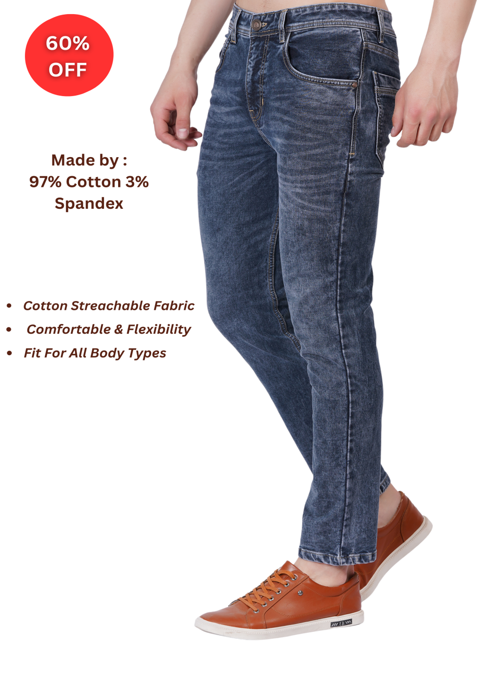 Men's denim jeans (Pack of 2)
