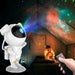 Astronaut Galaxy Projector with Remote Control - 360° Adjustable Timer Kids Astronaut Nebula Night Light, for Gifts, Baby Adults Bedroom, Gaming Room, Home and Party (Corded Electric)