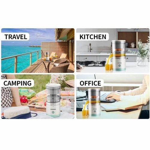 Electric Citrus Juicer, Rechargeable Juicer Machine with USB Cable